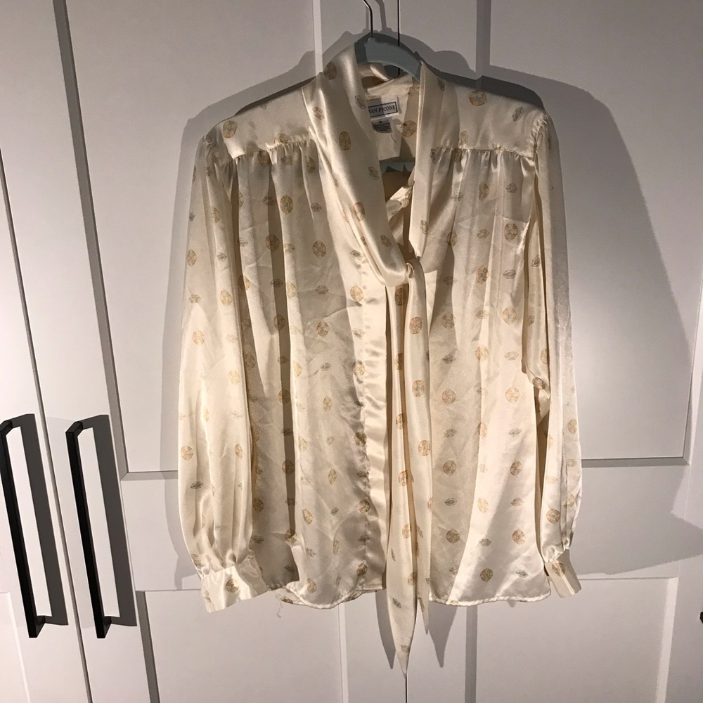 Evan Picone satin blouse